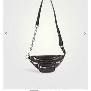 Alexander Wang White Crossbody Bag with Silver Details